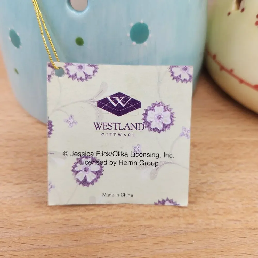 Girlish Charm Ceramic Candle Holders by Westland- Charlotte & Lilly